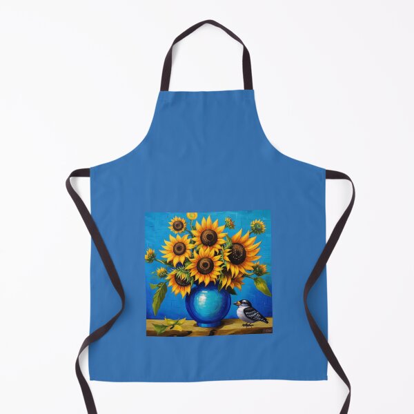 Item preview, A bird among the sunflower flowers. designed and sold by Natalia-Vlad.