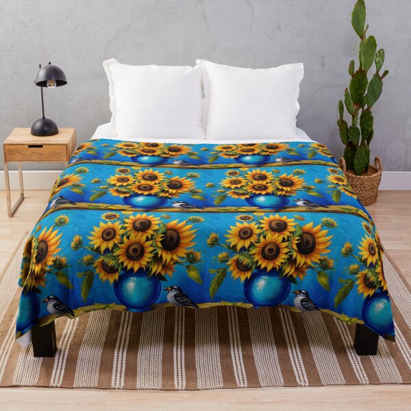 Item preview, A bird among the sunflower flowers. designed and sold by Natalia-Vlad.