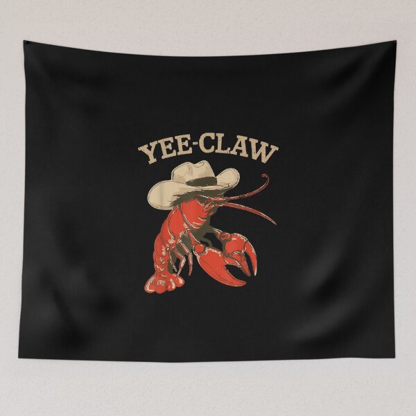 Item preview, Yeeclaw Western Cowboy Crawfish Boil Summer Seafood Lobster designed and sold by Juan Pedro Matta.