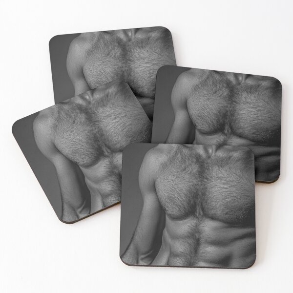 Item preview, Hairy Chest Masculine Physique Photography designed and sold by Atlas Kai.