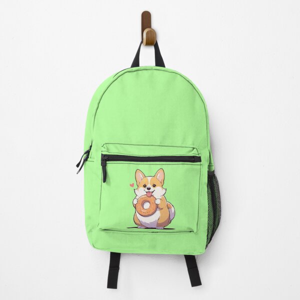 Item preview, Cute Kawaii Corgi with Giant Donut – Pastel Cartoon T-Shirt Design designed and sold by TheArtOfChaa.