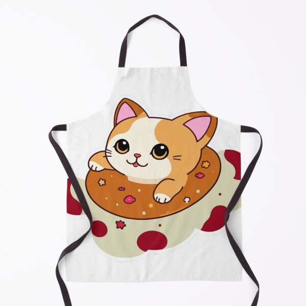 Item preview, Cute Mushroom Cat Floating in Space – Kawaii Astronaut Sticker designed and sold by TONSNAP.