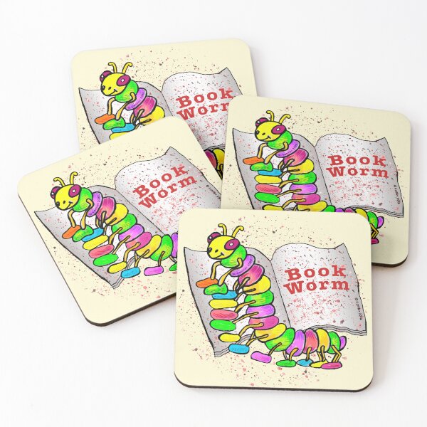 Item preview, Book Worm Reading designed and sold by artmuvz.