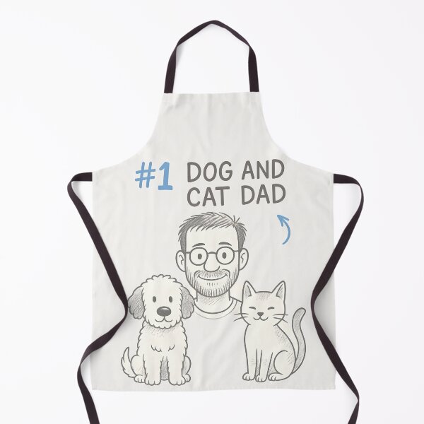 Item preview, Dog and Cat Dad – Sketchbook Style designed and sold by Uglyandcute.