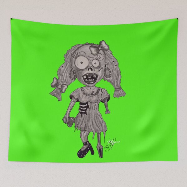 Item preview, zombie girl drawing designed and sold by pksart1.