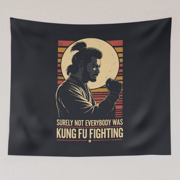 Item preview, Surely Not Everybody Was Kung-Fu Fighting designed and sold by StudioRedKoala.