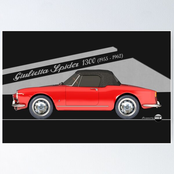 Item preview, Giulietta Spider 1300 - 1955 to 1962 (Rosso Alfa) - Dolce Vita on Wheels  designed and sold by Azaziel.