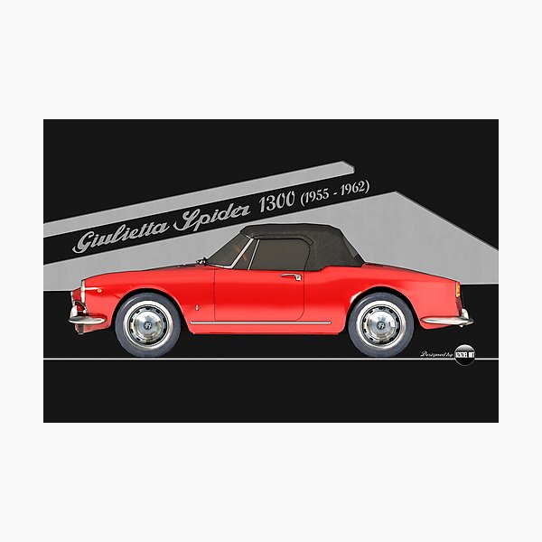 Item preview, Giulietta Spider 1300 - 1955 to 1962 (Rosso Alfa) - Dolce Vita on Wheels  designed and sold by Azaziel.