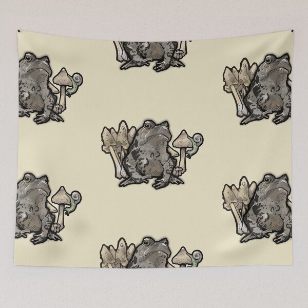 Item preview, Toad and mushrooms designed and sold by UB Draws.