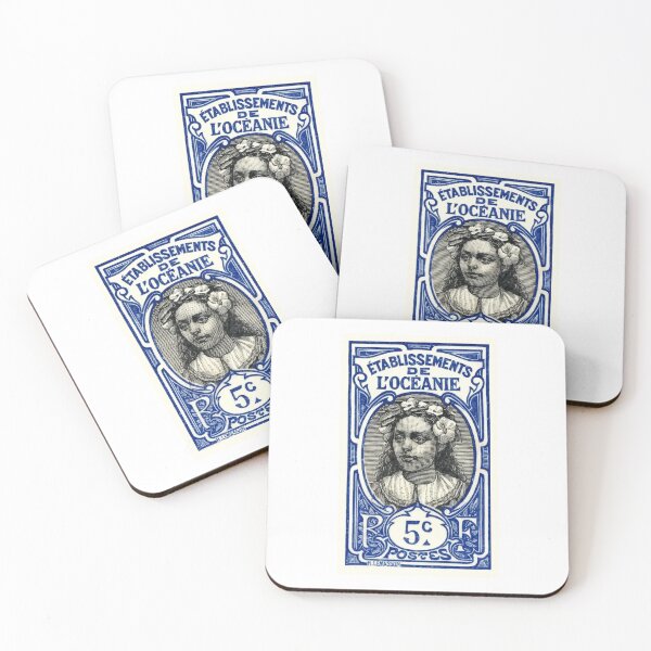 Item preview, 1922 French Polynesia Woman Postage Stamp designed and sold by retrographics.