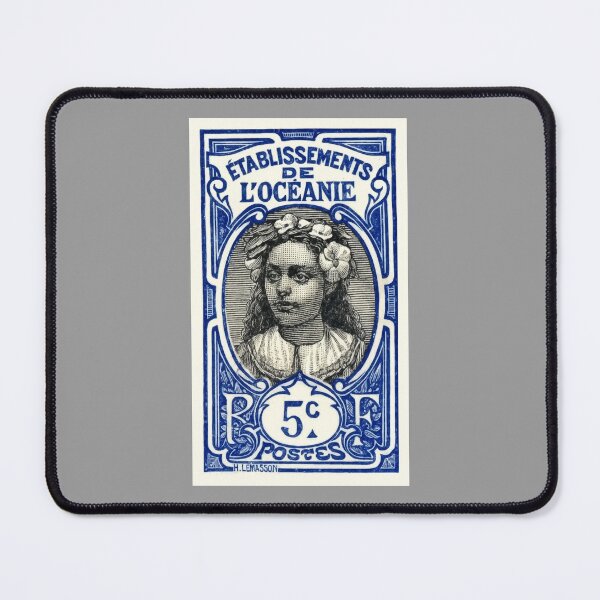 Item preview, 1922 French Polynesia Woman Postage Stamp designed and sold by retrographics.