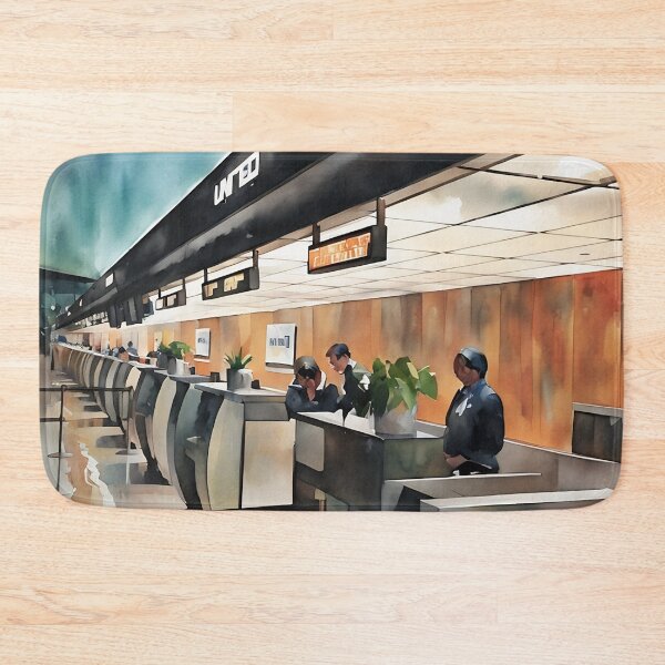 Artikelvorschau, Check-in für den Nachtflug entworfen und verkauft von RCWatercolours.