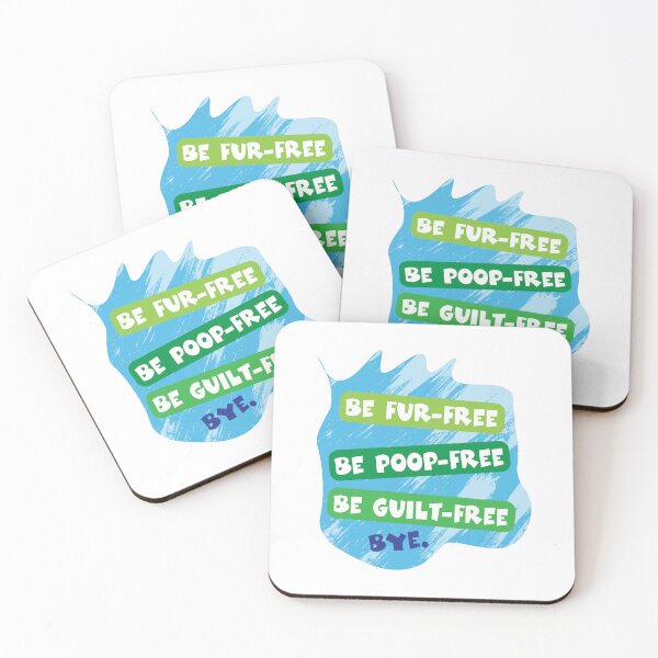 Item preview, Funny Pet-Free Aesthetic – Fur-Free & Poop-Free Lifestyle Design designed and sold by Sarcastic designs.