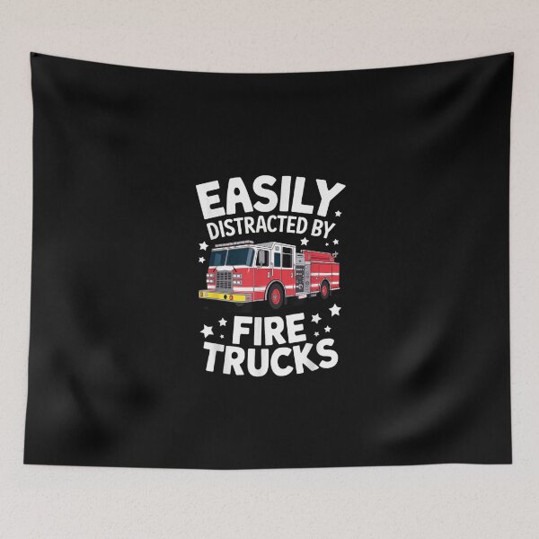 Item preview, Funny Firefighter Art For Men Women Kids Fire Truck Fireman designed and sold by Juan Pedro Matta.