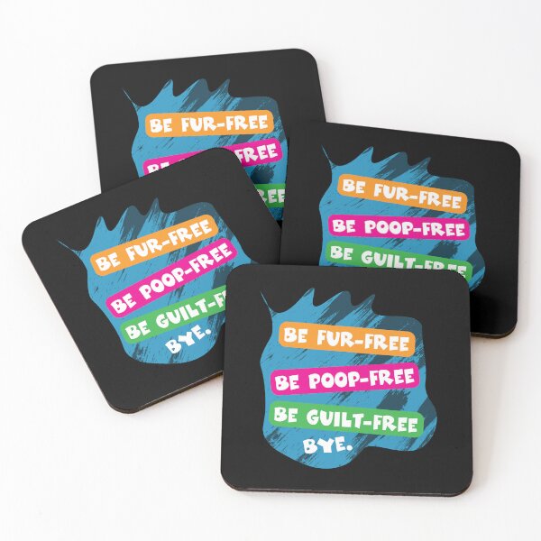 Item preview, Funny Pet-Free Aesthetic – Fur-Free & Poop-Free Lifestyle Design designed and sold by Sarcastic designs.