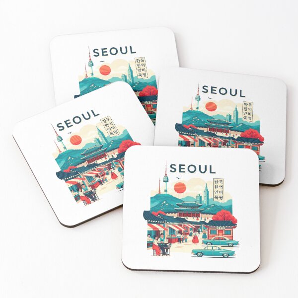 Item preview, Seúl, Corea del Sur (Colección por países) designed and sold by HeartbeatPrint.