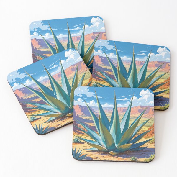 Aperçu de l'œuvre Paysage d'agaves I créée et vendue par MerchHaute.