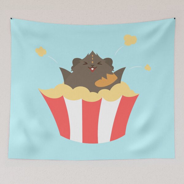 Item preview, Satchel Popping out of a Popcorn Bag designed and sold by Kyna Arts.