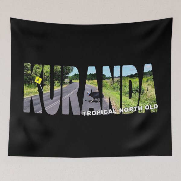 Item preview, KURANDA Tropical North QLD - Cassowary Crossing Road designed and sold by Adam Gormley.