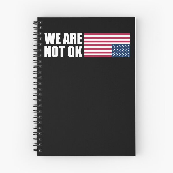 Item preview, We Are Not Ok Upside Down Flag | American Flag designed and sold by PixVib.