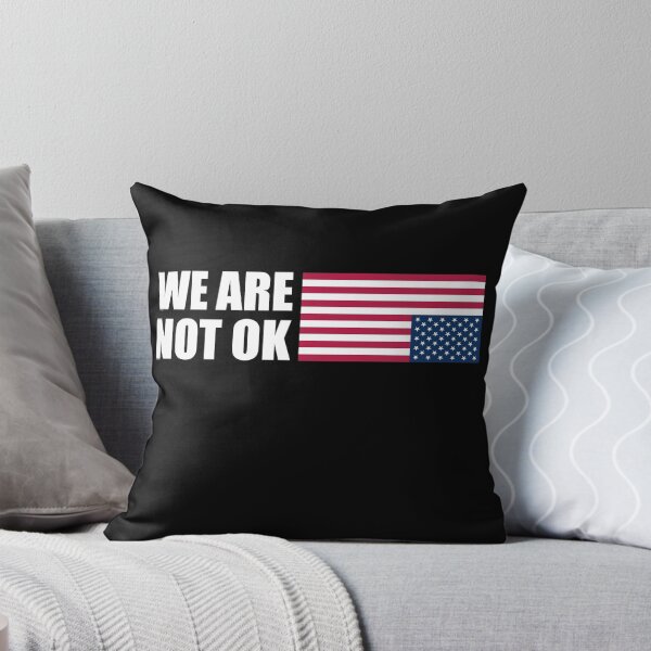Item preview, We Are Not Ok Upside Down Flag | American Flag designed and sold by PixVib.