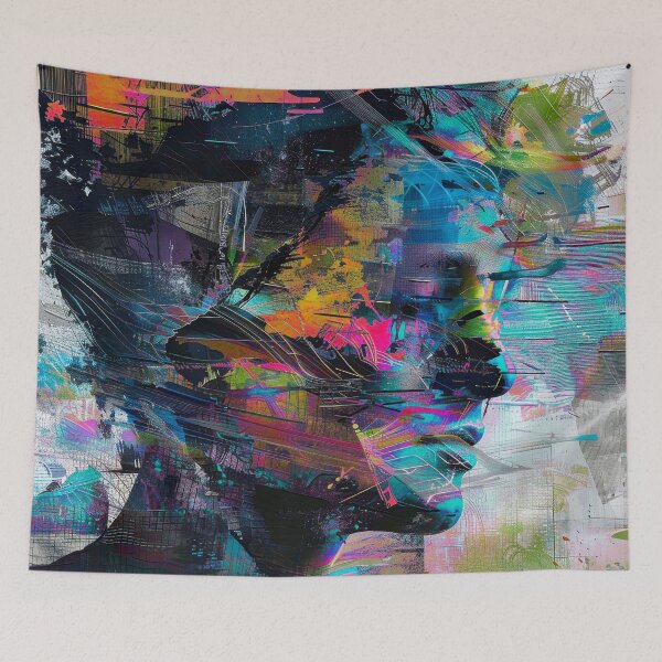 Item preview, Cyberpunk Head Science Fiction Futuristic Awesome Abstract Art designed and sold by DEC02.