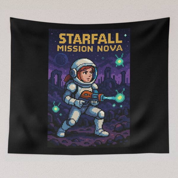 Item preview, Pixel Astronaut Star Mission. 8-Bits designed and sold by JonelleTshirts.