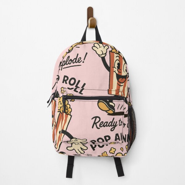 Item preview, Pop and Roll – Retro Popcorn Cartoon with Explosive Energy designed and sold by HoopeStylee.