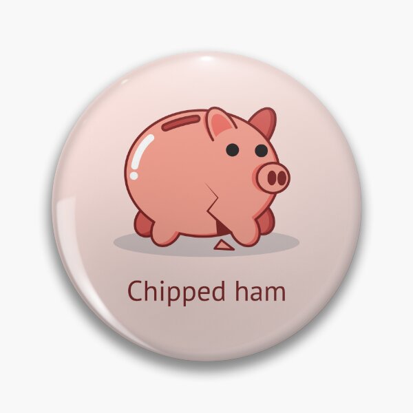 Item preview, Chipped ham designed and sold by Jem Illustration.