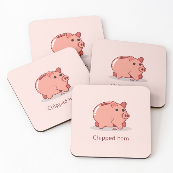 Item preview, Chipped ham designed and sold by Jem Illustration.