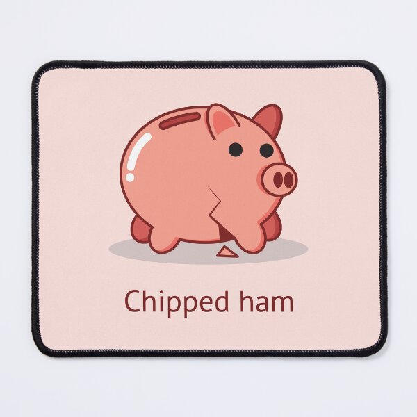 Item preview, Chipped ham designed and sold by Jem Illustration.