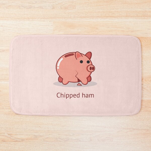 Item preview, Chipped ham designed and sold by Jem Illustration.