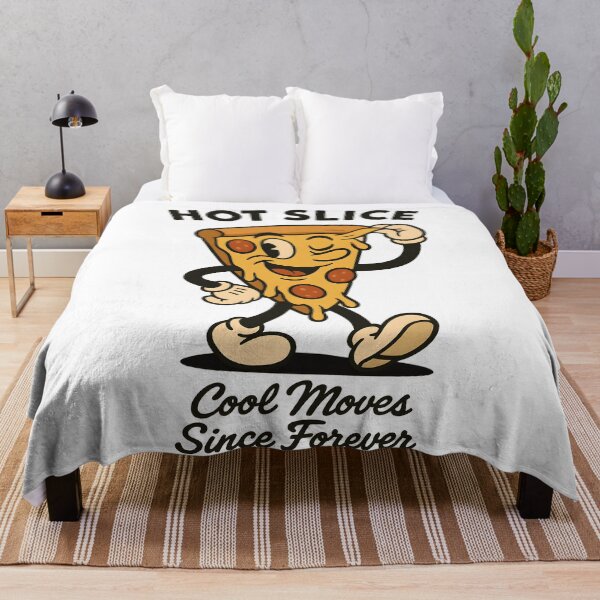 Item preview, Hot Slice – Retro Pizza Character with Cool Moves designed and sold by HoopeStylee.