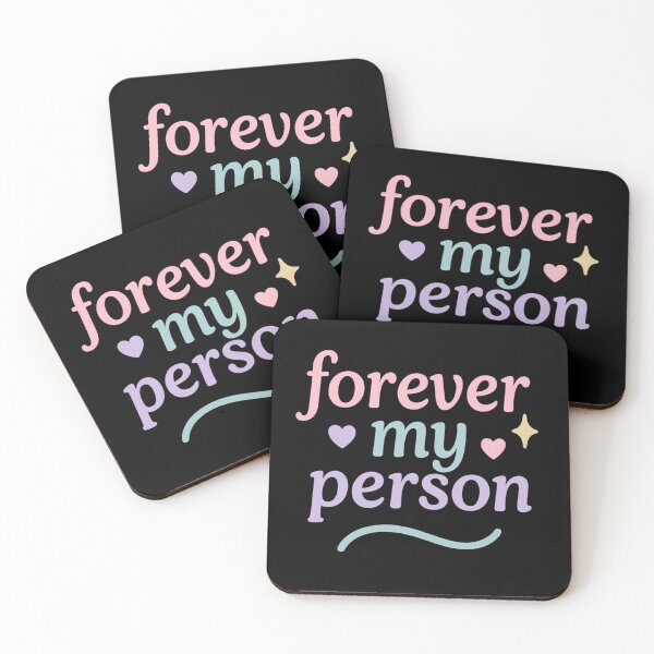Item preview, Forever My Person – Minimalist Friendship Quote Design designed and sold by ALITOPRINCE.