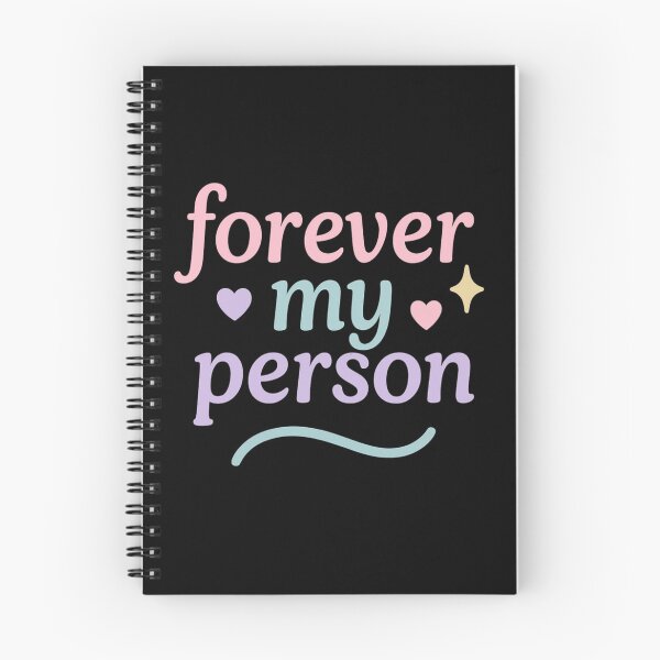 Item preview, Forever My Person – Minimalist Friendship Quote Design designed and sold by ALITOPRINCE.