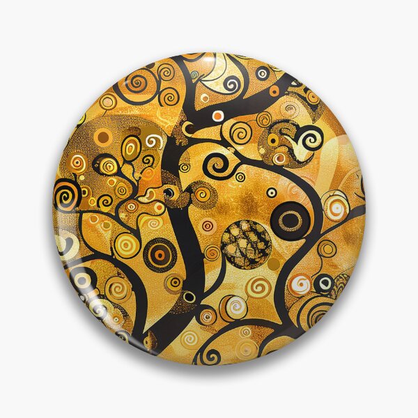 Item preview, Gustav Klimt Inspired Black And Golden Hues Abstract designed and sold by DEC02.