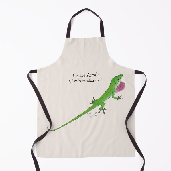 Item preview, Texas Native Reptile- Green Anole (Anolis carolinesis) Vintage Nature Art designed and sold by Marguerite Artistry.