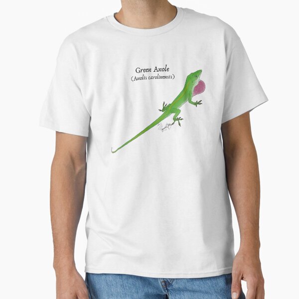 Item preview, Texas Native Reptile- Green Anole (Anolis carolinesis) Vintage Nature Art designed and sold by Marguerite Artistry.