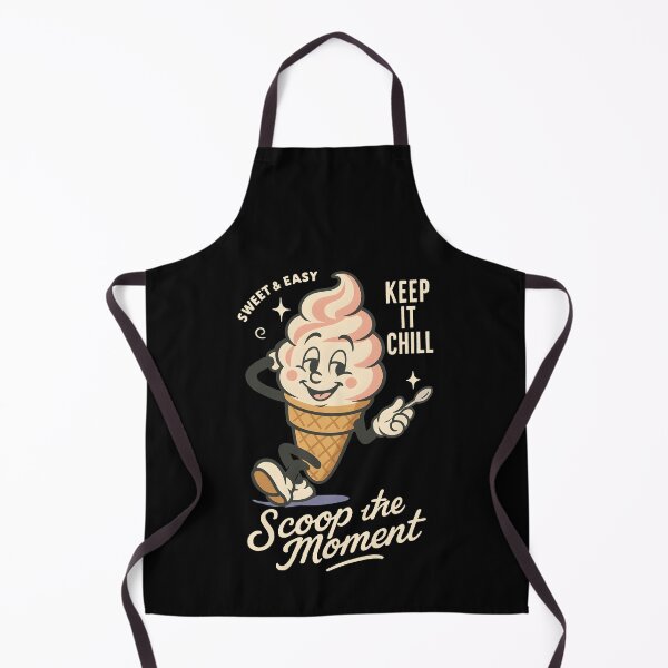 Item preview, Retro Ice Cream Cone – Keep It Chill & Scoop the Moment designed and sold by HoopeStylee.