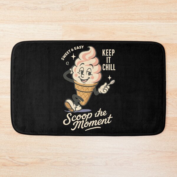 Item preview, Retro Ice Cream Cone – Keep It Chill & Scoop the Moment designed and sold by HoopeStylee.