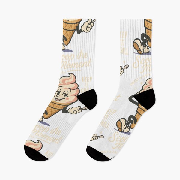 Item preview, Retro Ice Cream Cone – Keep It Chill & Scoop the Moment designed and sold by HoopeStylee.
