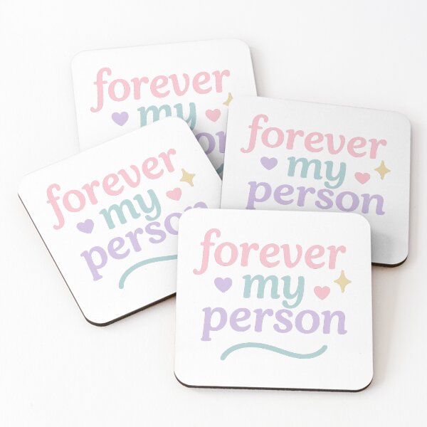 Item preview, Forever My Person – Minimalist Friendship Quote Design designed and sold by ALITOPRINCE.