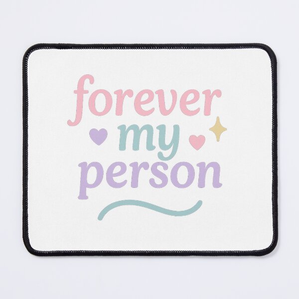 Item preview, Forever My Person – Minimalist Friendship Quote Design designed and sold by ALITOPRINCE.