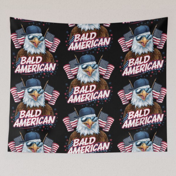 Item preview, Bald American designed and sold by PlanetMarker.