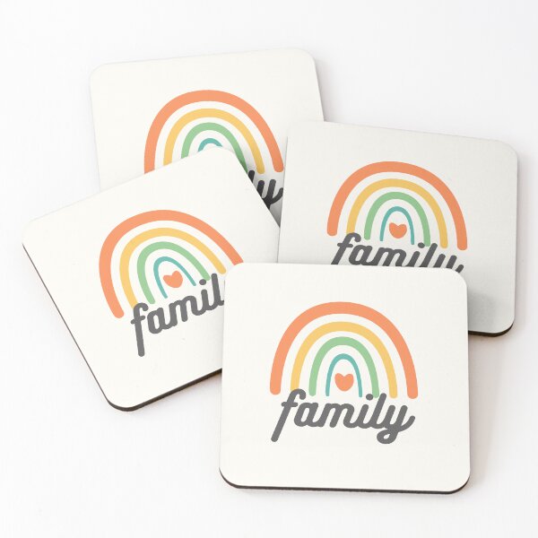 Item preview, Family - Colorful Rainbow - Togetherness designed and sold by patternjp.