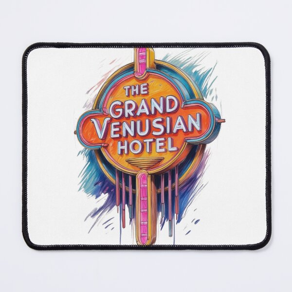 Item preview, Vibrant Neon Sign for The Grand Venusian Hotel with Retro Style Art designed and sold by Rue Market.