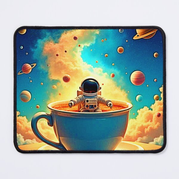 Item preview, Astronaut's Coffee Cosmos Journey designed and sold by Health And Fitness Posts e-Store.