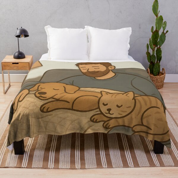 Item preview, Dog and Cat Dad – Cozy Night In designed and sold by Uglyandcute.