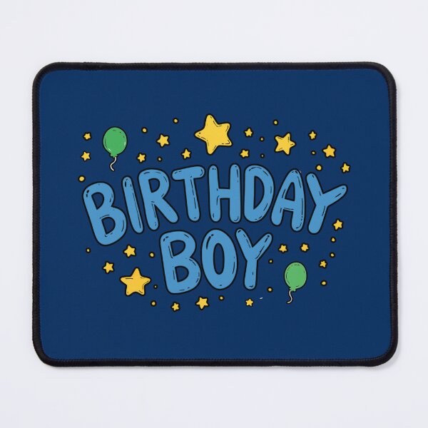 Item preview, Birthday Boy Stars and Balloons designed and sold by ThunderParrot.