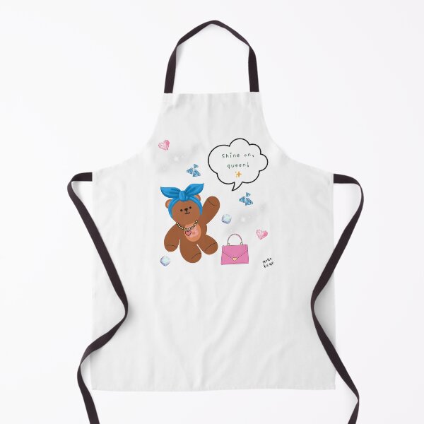 Item preview, Mono Bear Message – Shine On Queen ( White / Transparent ) designed and sold by mintmono-studio.